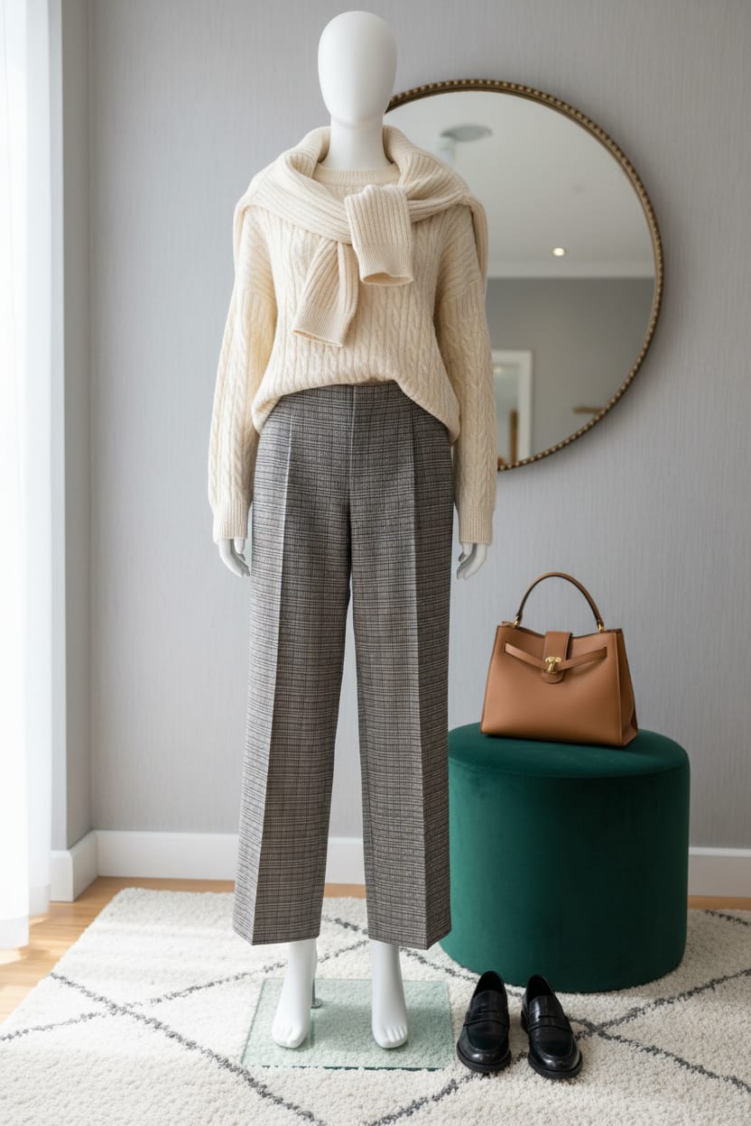 Elegant Wool Trousers